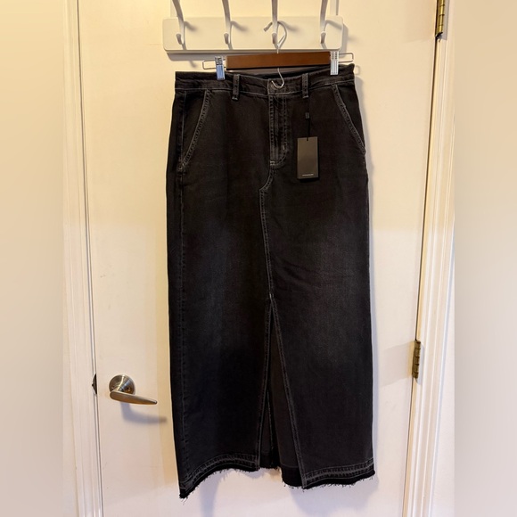 NWT Rails Manhattan Black Denim Skirt, Size 30 - Picture 5 of 10